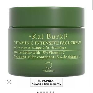 Kat Burki Green Vitamin C Face Cream 1oz 30ml Brand New